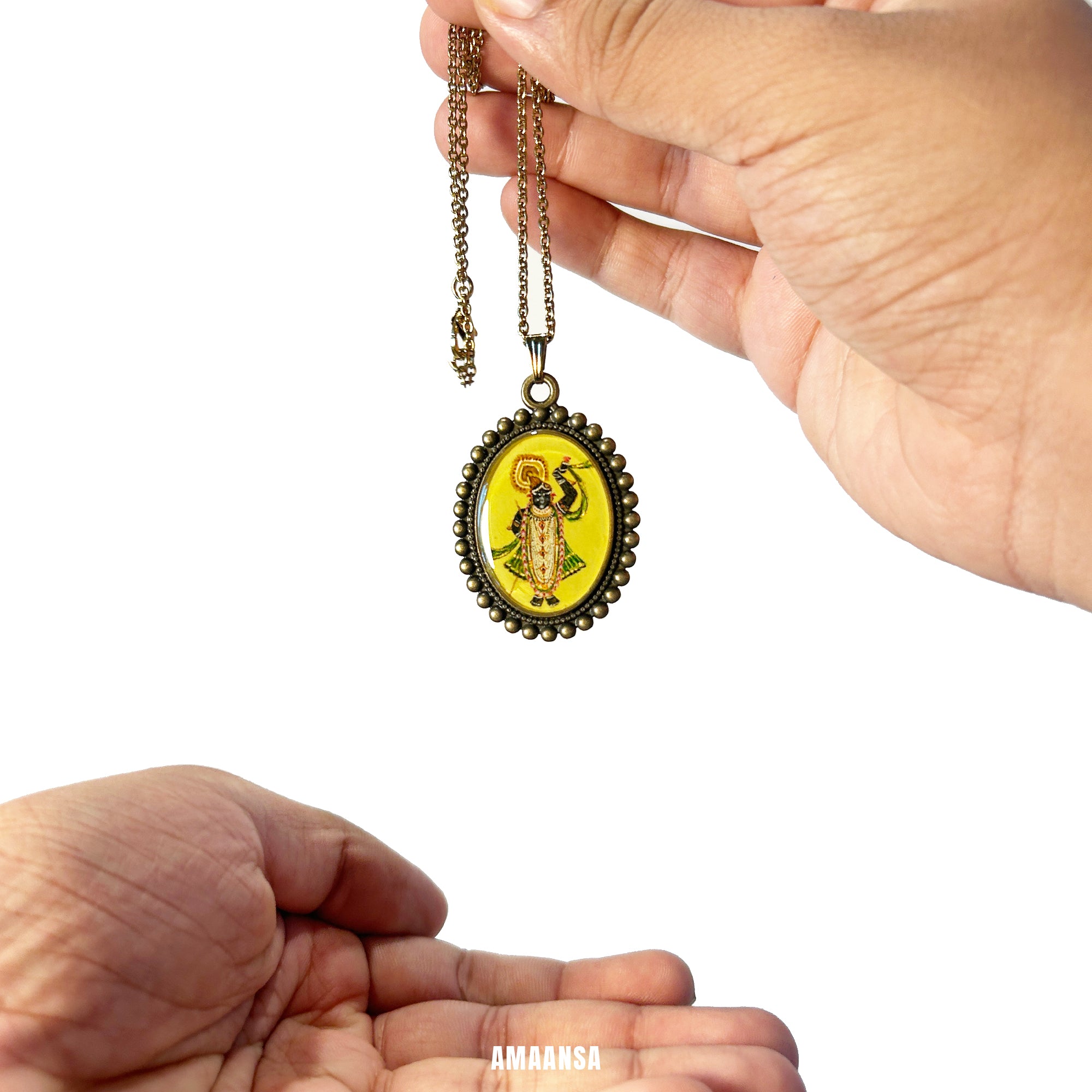 Divine Grace of ShrinathJi [Hand-Painted] [Made-to-Order]