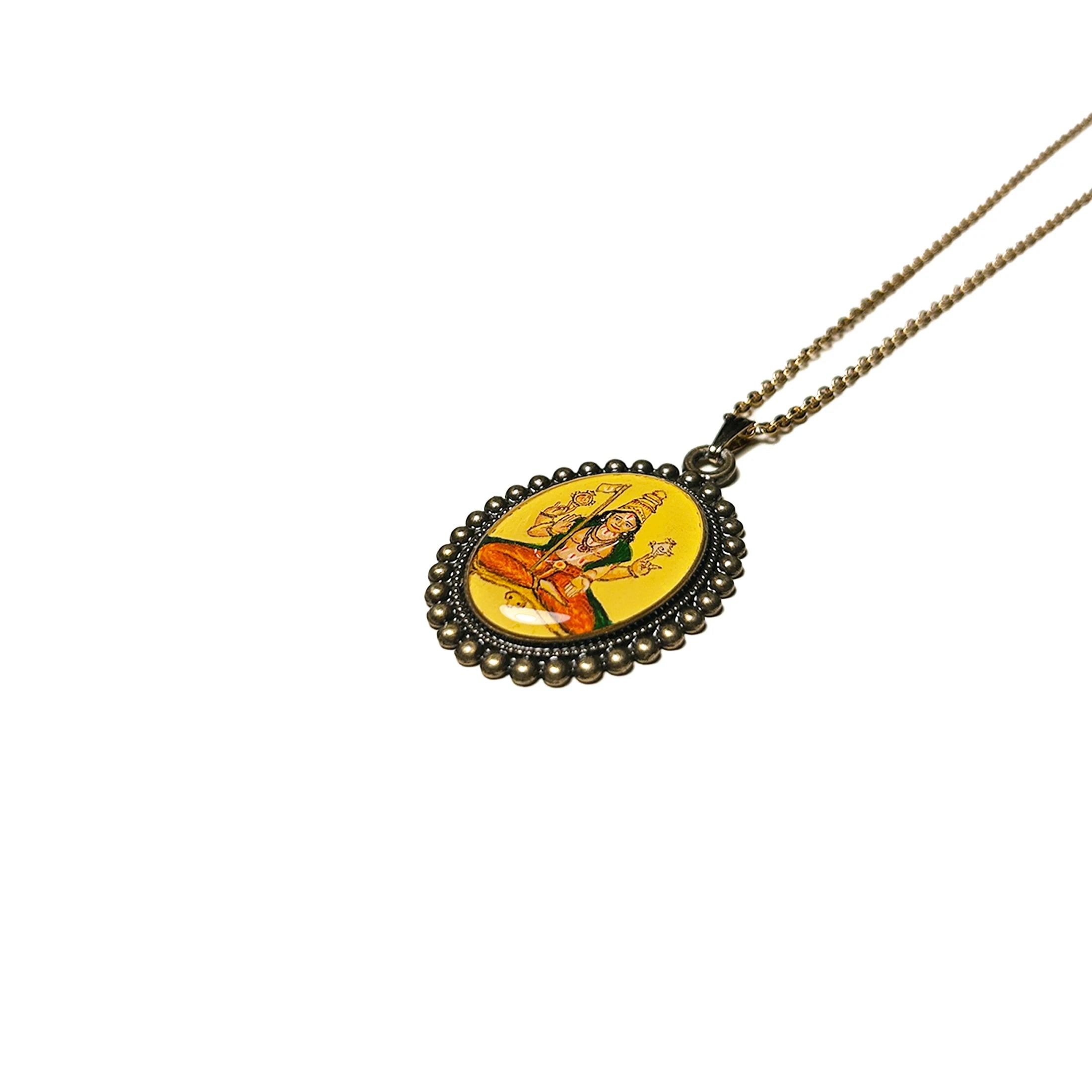 Embrace Divine Enlightenment: Handcrafted Sri Vaikhanasa Maharshi Pendants