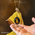 Sri Manavala Mamunigal miniature painting pendant (Made-to-Order) (full body)
