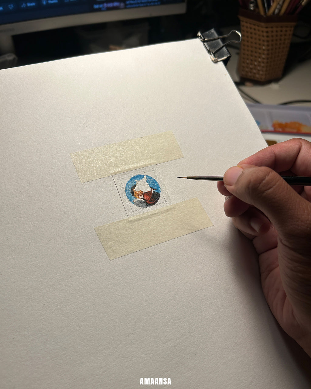 Pet Portrait Pendant Premium | Two Face | Full coloured- Personalized Art Jewelry